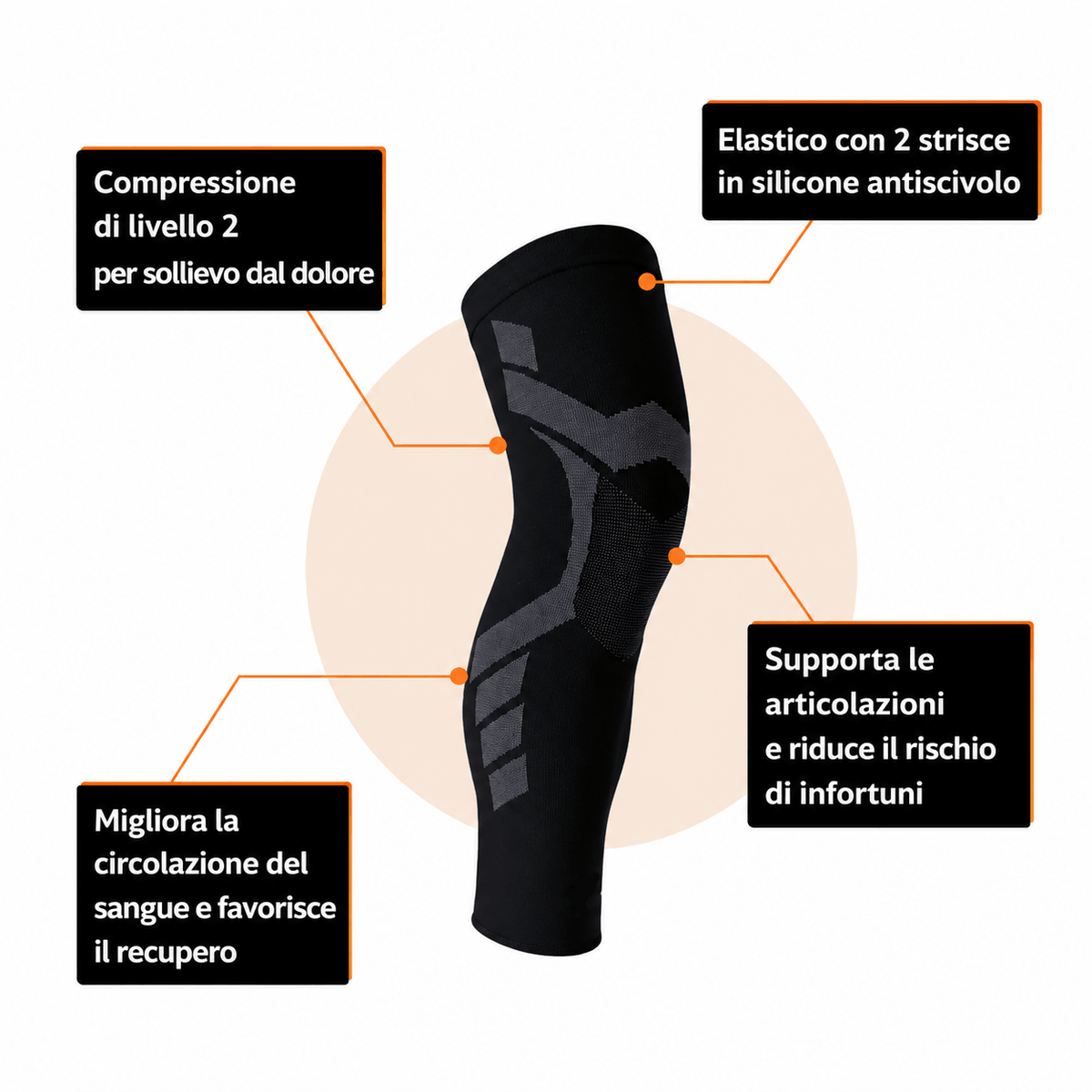 Ginocchiera a Compressione