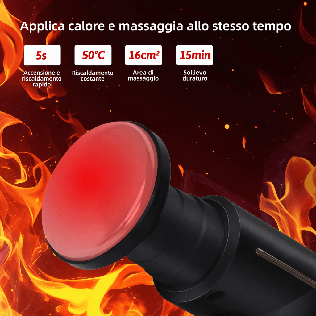 Pistola massaggiante caldo freddo
