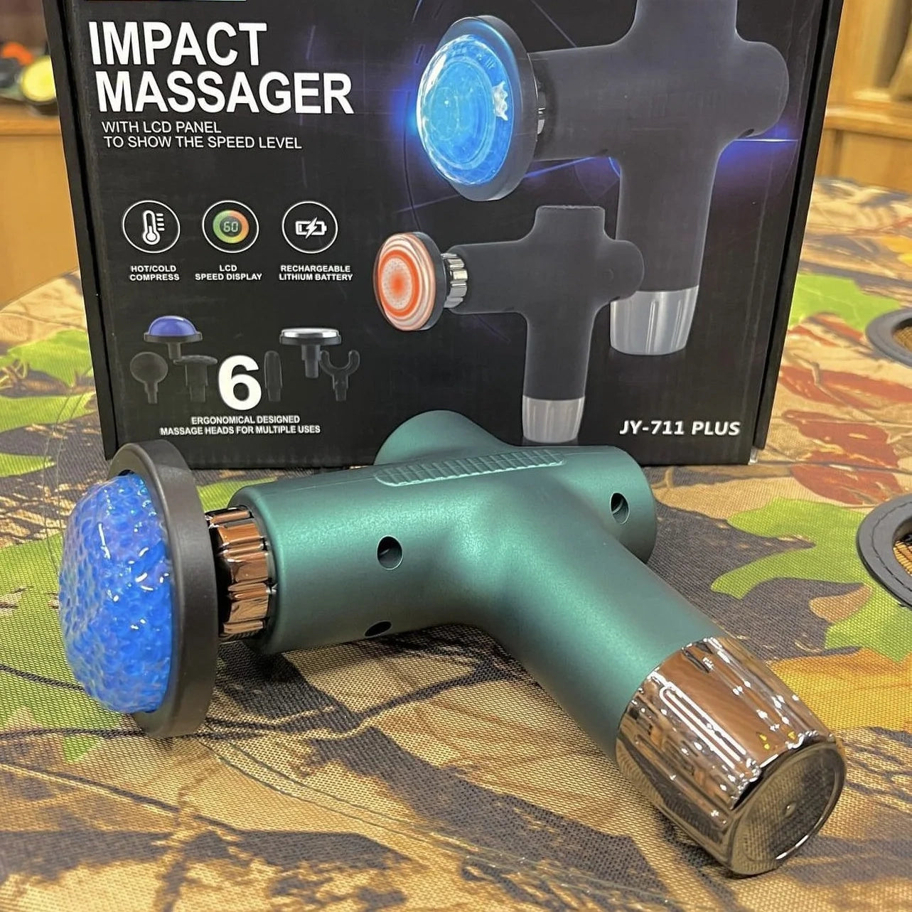 Pistola massaggiante caldo freddo