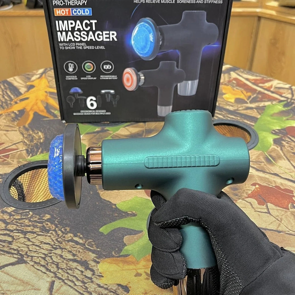 Pistola massaggiante caldo freddo